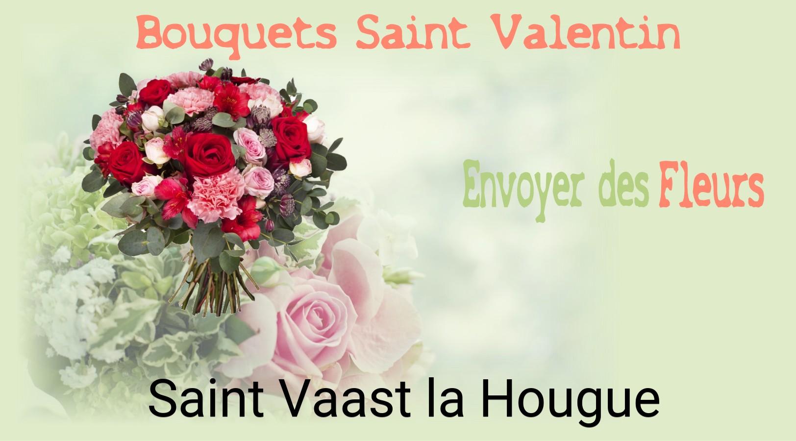 Roses de Saint-Valentin livrées à Saint-Vaast-la-Hougue